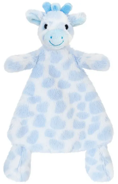 Jucărie pentru bebeluși Keel Toys - Cuddle girafe, 25 cm, albastru