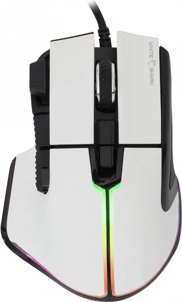 Mouse gaming White Shark - MARROK GM-9006, optic, alb