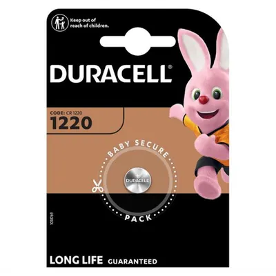 Baterie litiu 3V CR1220 36mAh, Duracell
