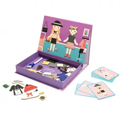 Puzzle magnetic 50 piese - Arta si Asociere - Imbracaminte