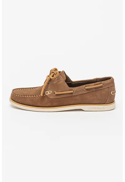 Pantofi boat de piele intoarsa Navigator - Maro scortisoara