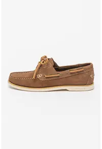 Pantofi boat de piele intoarsa Navigator - Maro scortisoara
