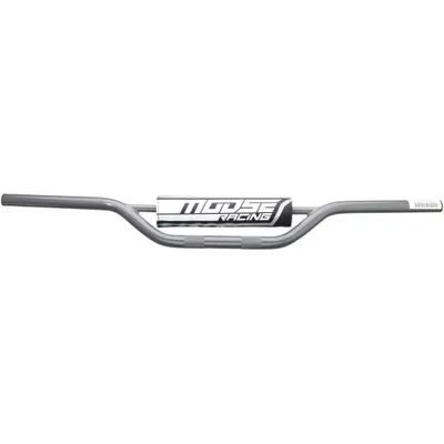 Ghidon otel MOTO, Steel CR Low 22mm, MooseRacing, culoare gri