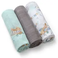 Scutece din bambus BabyOno - Take Care 397-10, 3 bucăți, 70x70 cm
