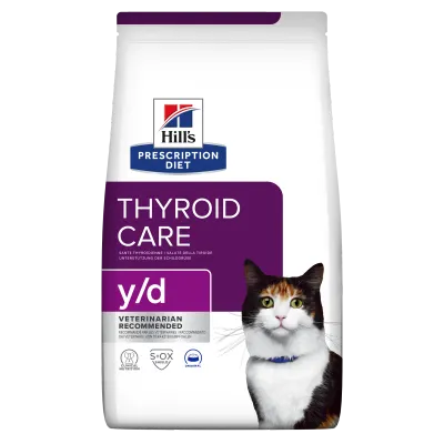 Hill's Prescription Diet Feline y/d Thyroid Care, 3 kg