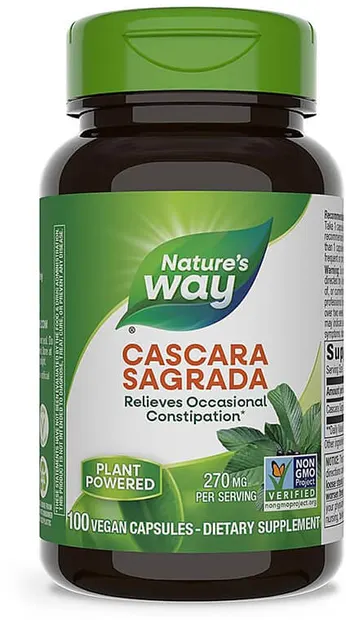 Cascara Sagrada, 270 mg, 100 capsule, Nature's Way