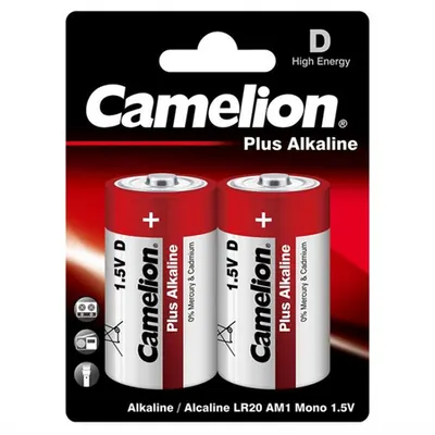 Baterii D R20, blister 2 Buc. Camelion PLUS