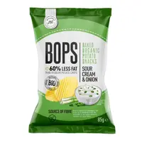 Chipsuri din Cartofi cu Smantana si Ceapa Eco, McLloyd's, 85 g