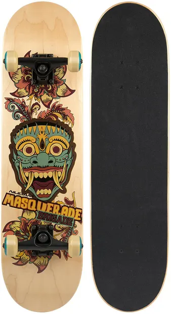 Skateboard Nijdam Masquerade Brigade, multicolor, 79 x 20 cm