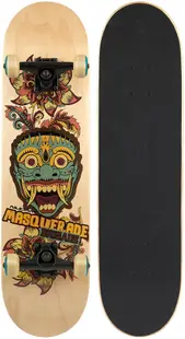 Skateboard Nijdam Masquerade Brigade, multicolor, 79 x 20 cm