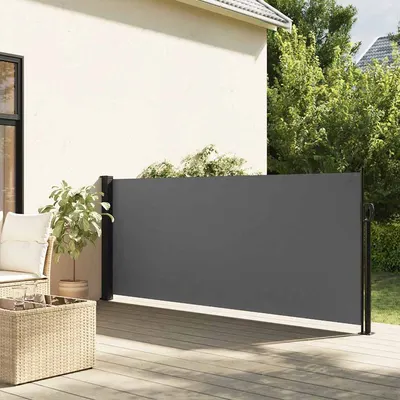 vidaXL Copertină laterală retractabilă antracit 117x300 cm