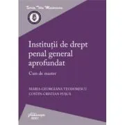 Institutii de drept penal general aprofundat. Curs de master