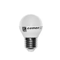 Bec sferic mat cu LED E27 8W (≈80w) lumina rece L 80mm