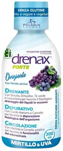 Drenax Forte Mirtillo Uva Împotriva retenției de lichide, 300 ml, Paladin Pharma
