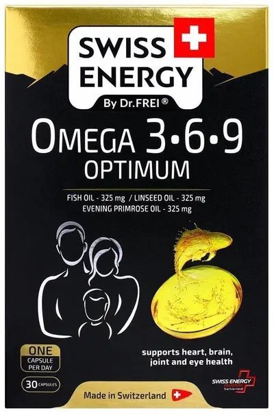 Omega 3-6-9 Optimum, 30 capsule, Swiss Energy
