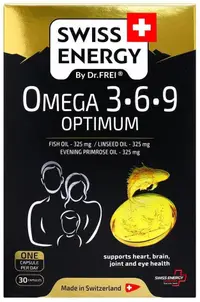 Omega 3-6-9 Optimum, 30 capsule, Swiss Energy