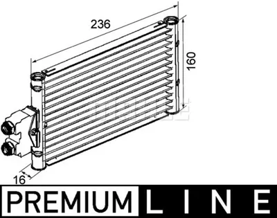 Radiator ulei cutie automata MERCEDES CLS (C219), E T-MODEL (S211), E (W211), M (W164) 3.0D 5.5 6.2 intre 2005-2011