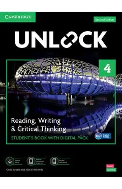 Unlock Level 4 Reading, Writing and Critical Thinking Student's Book with Digital Pack [With eBook]