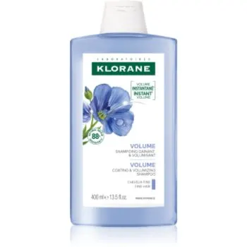 Klorane Flax Fiber Bio Sampon pentru par fin, moale