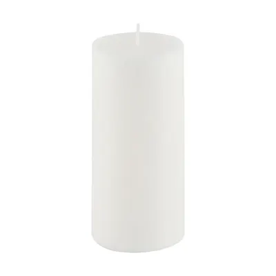 Lumânare Ego Dekor Cylinder Pure, timp de ardere 50 h, alb