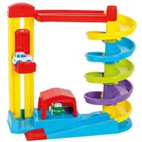 Pista de masini Pilsan Road Set with Car Lift cu 2 masinute
