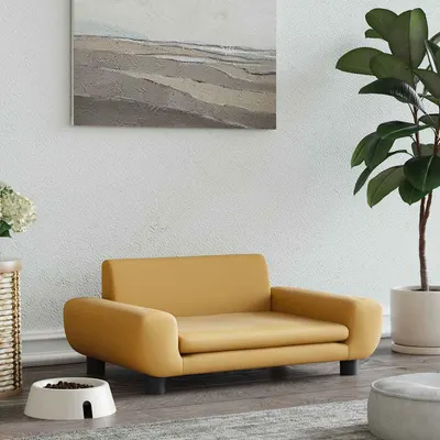 Gossi pat de caini, maro, 70x45x33 cm, catifea