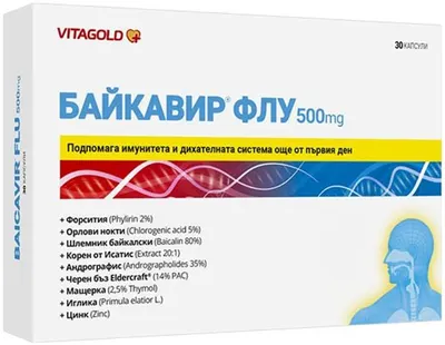 Baikavir Flu, 30 capsule, Vitagold