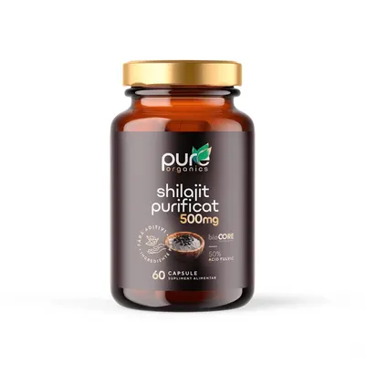 Shilajit purificat – Energie mitocondriala - 60cps PureOrganics