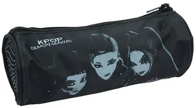 Penar cilindric școlar GIM K-Pop Demon Hunters - Huntrix Black