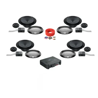 Pachet difuzoare auto cu amplificator Volkswagen Eos facelift 2010 - 2015 Audison Prima 520 W