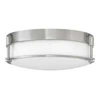 Corp de iluminat decorativ pentru exterior, Colbin 3 Light Medium Flush Mount – Brushed Nickel