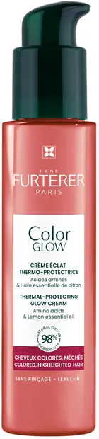 René Furterer Color Glow Cremă de protecție termică pentru culoare și strălucire, 100 ml
