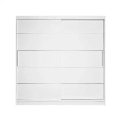 Dulap CORFU 03, usi glisante, alb, 200x60x200 cm
