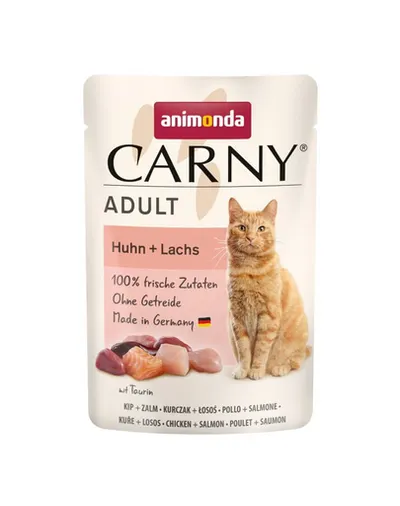 ANIMONDA Carny Adult Plic cu pui și somon 85 g hrană umedă pentru pisici