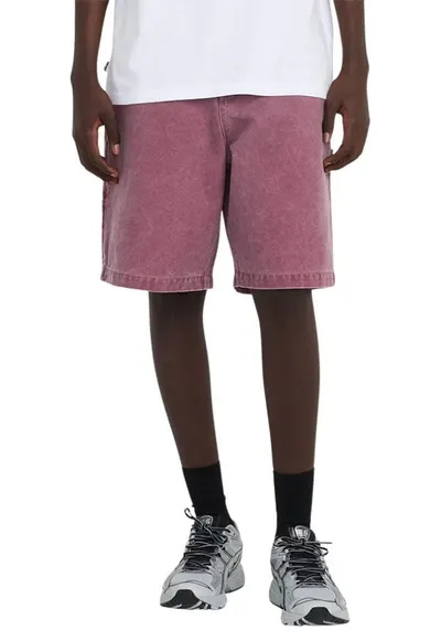 Blugi scurti relaxed fit cu aspect decolorat Nocturne