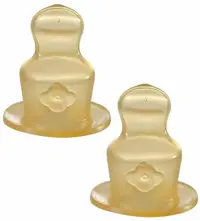 Suzete din cauciuc NIP - Ventilator anti-colic, flux M, 0-6 m, 2 bucăți