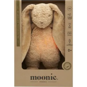 Moonie The Humming Friend 2.0 Organic Cappuccino jucărie de adormit cu melodie