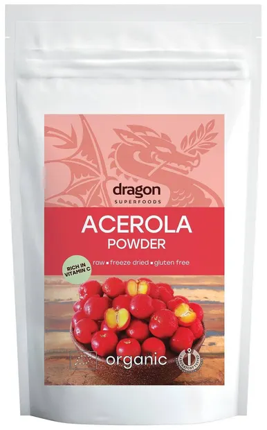 Pudră de acerolă, 75 g, Dragon Superfoods