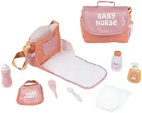 Set de joacă Smoby Baby Nurse - Geantă pentru schimbat, cu 7 accesorii