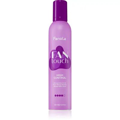 Fanola FAN touch spumă de regenerare pentru fixare foarte puternică 300 ml