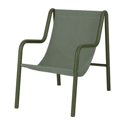 Fotoliu de grădină verde din metal Nokk – noo.ma