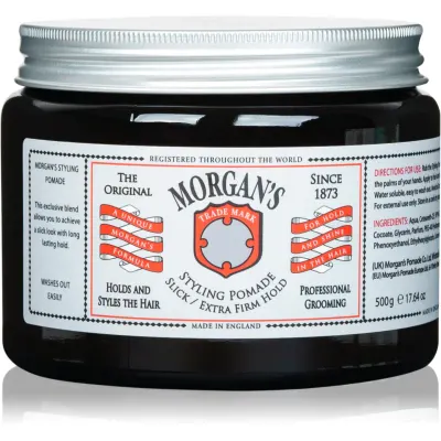 Morgan's Styling Pomade Slick and Extra Firm Hold alifie pentru par cu fixare foarte puternica 500 ml