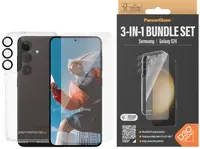Carcasă și protecții PanzerGlass - 3 в 1 Bundle Set, Galaxy S24, transparent