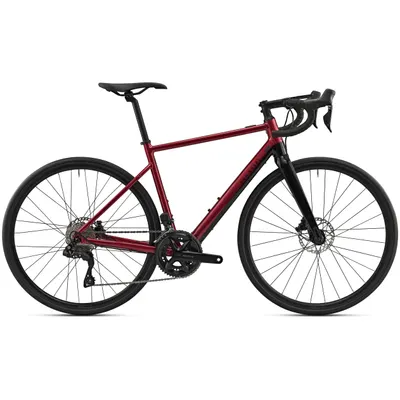 Bicicletă electrică șosea Shimano 105 Di2 2x12v E-EDR AF Roșu