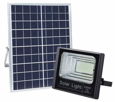 Kit proiector solar JORTAN 200w cu telecomanda