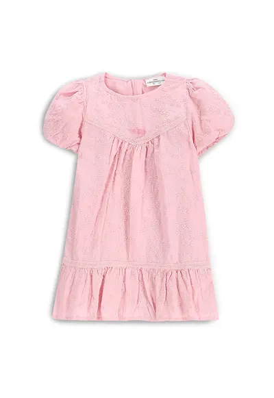Rochie fete WC5128201HGN - Bumbac - Roz - Roz