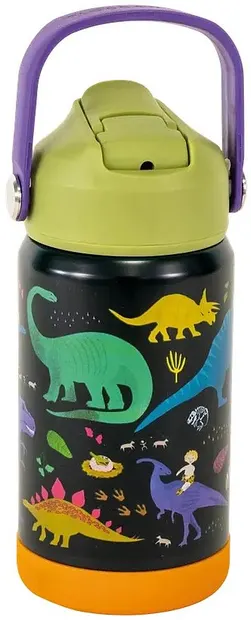 Sticlă de apă Floss and Rock - Dino, 400 ml