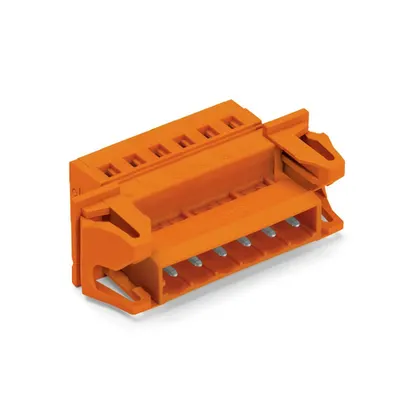 1-conductor male connector; 24-pole; orange