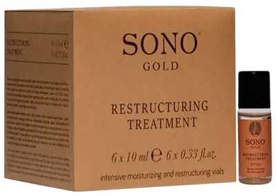 Sono Gold Fiole pentru restructurarea părului, 6 x 10 ml