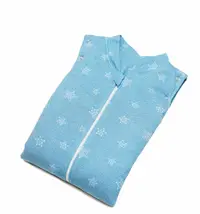 Sac de dormit cu picioruse KidsDecor 1 tog Stars in your eyes Blue 70 cm
